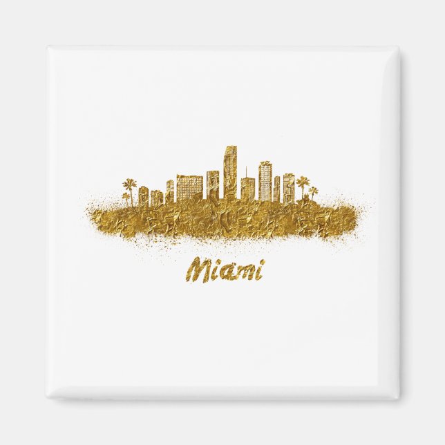 Imã horizonte miami oro (Frente)