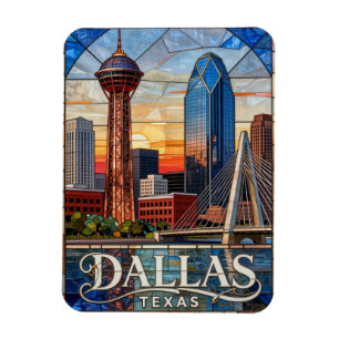 Ímã Horizonte moderno de Dallas Texas Torre Reunion 🌆
