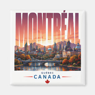 Imã 🍂 Horizonte Moderno de Montreal Estilo Urbano 🍂