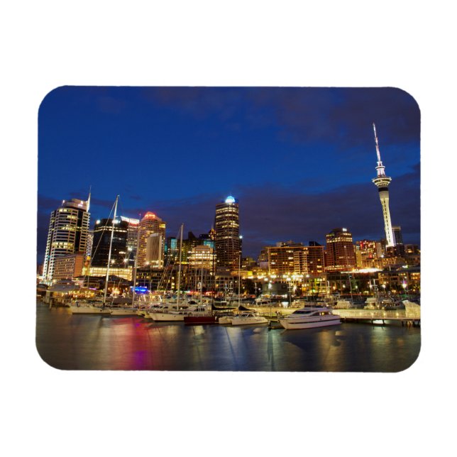 Ímã Horizonte Noturno de Auckland (Horizontal)