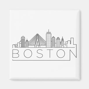 Imã Horizonte Urbano de Boston, Horizonte de Boston Ma