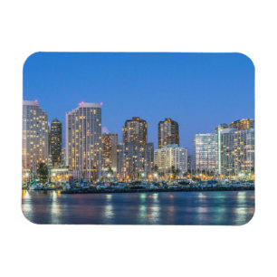 Ímã Horizonte urbano de Waikiki