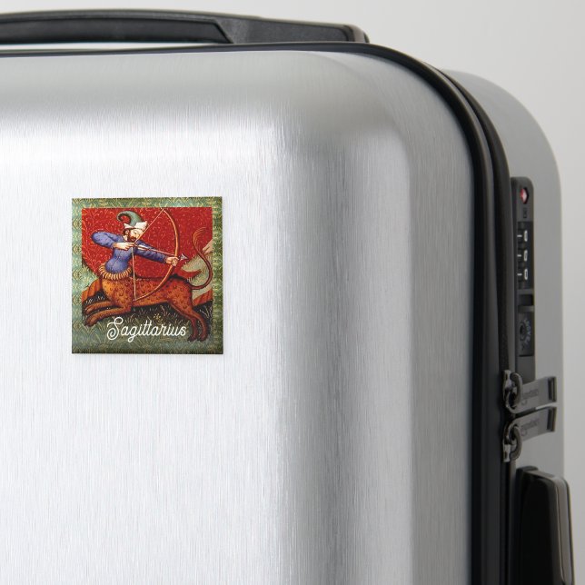 Imã Horóscopo Sagitário Zodiac Cozinha de Arte Medieva (In Situ (Luggage))