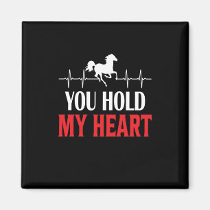 Imã Horse Art Você Segura Meu Coração