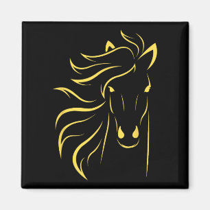 Imã Horse Lover Oferece Mulheres Equestres Homens Hors