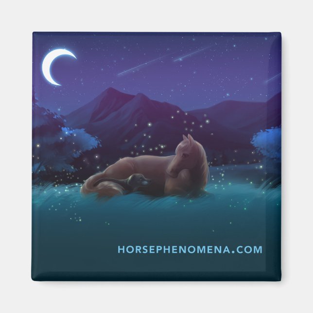 Imã Horse Phenomena Night Magnet (Frente)