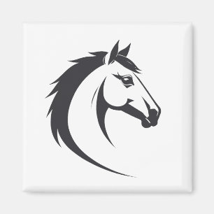 Imã Horse Vetor Art Animal Modern Urban City Graphic