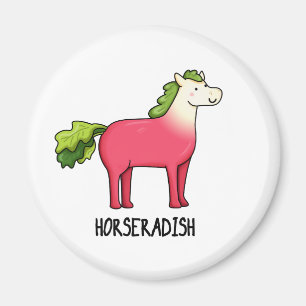 Imã Horseradino Funny Horse Pun