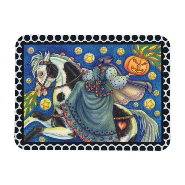 ÍMÃ HORSEWOMAN HALLOWEEN MAGNET SEM CABEÇA SEM CABEÇA (Horizontal)