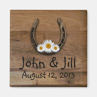 Imã Horsferes Wedding Favor Magnet
