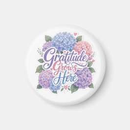 Imã Hortênsia: A Gratidão Cresce Aqui