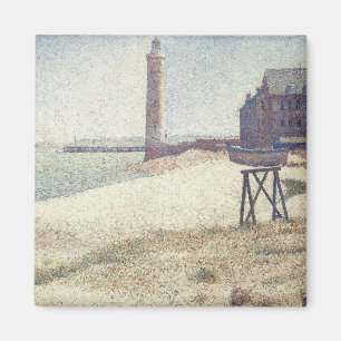 Imã Hospício e farol, Honfleur por Georges Seurat