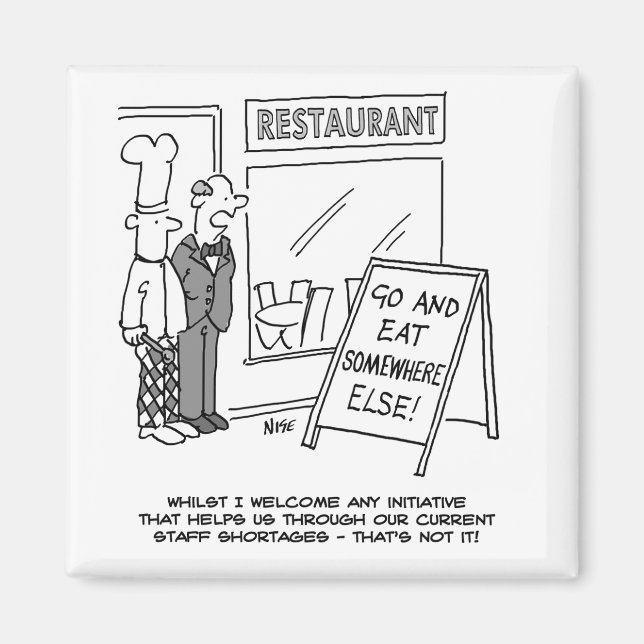 Imã Hospitalidade dos Trabalhadores de Restaurante. Es (Frente)