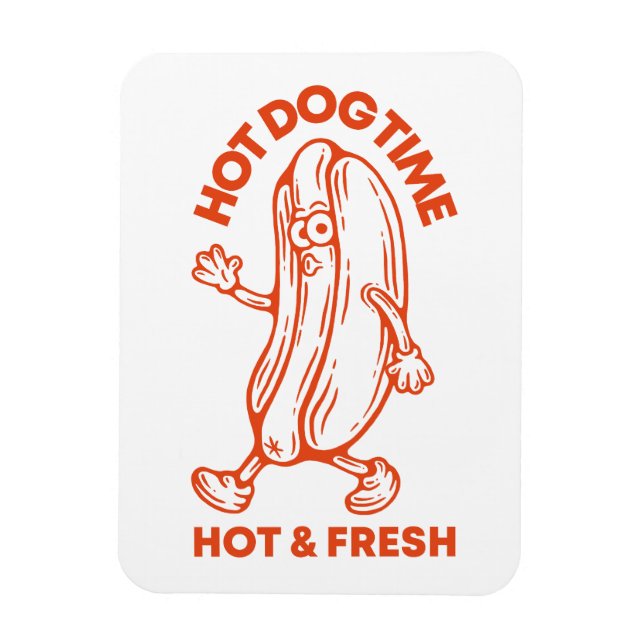 Ímã Hot Dog Time (Vertical)