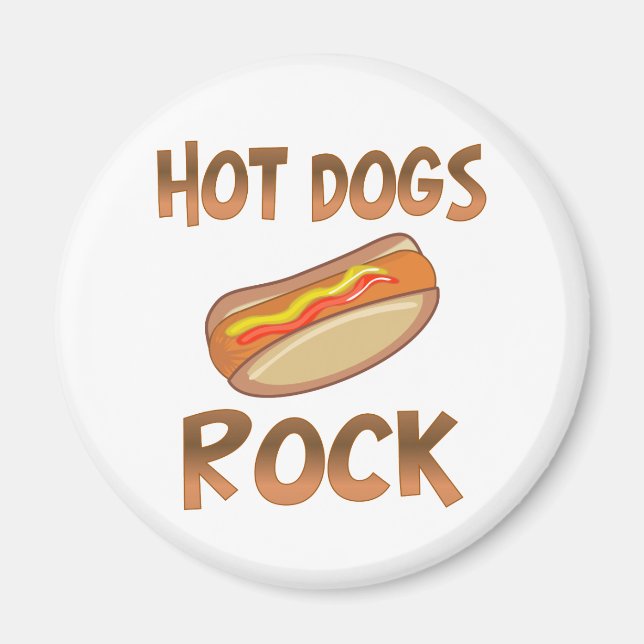 Imã Hot Dogs Rock (Frente)