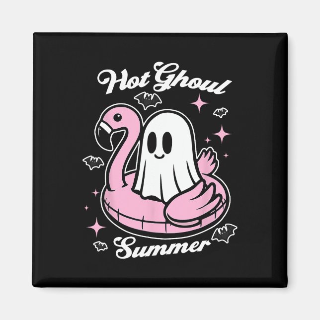 Imã Hot Ghoul Summer Flamingo Ghost Summerdal (Frente)