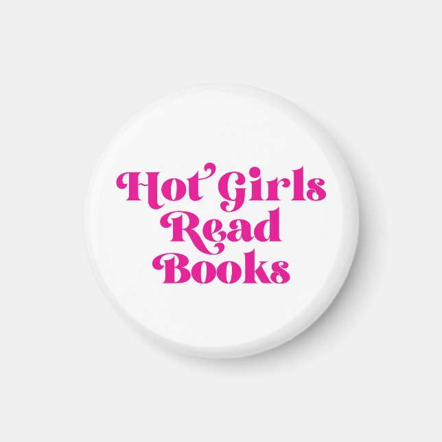 Imã Hot Girls Leia Livros (Frente)