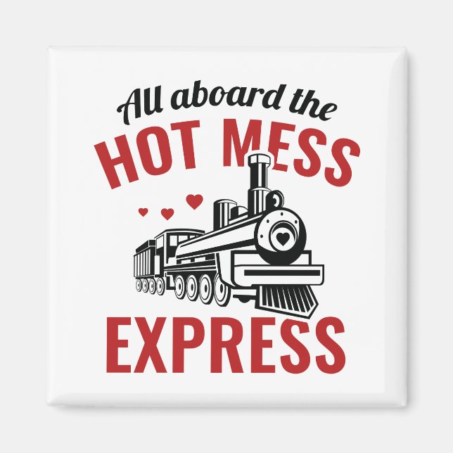 Imã Hot Mess Express (Frente)