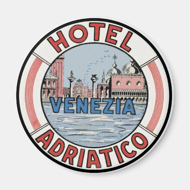 Imã Hotel Adriatico em Veneza (Frente)