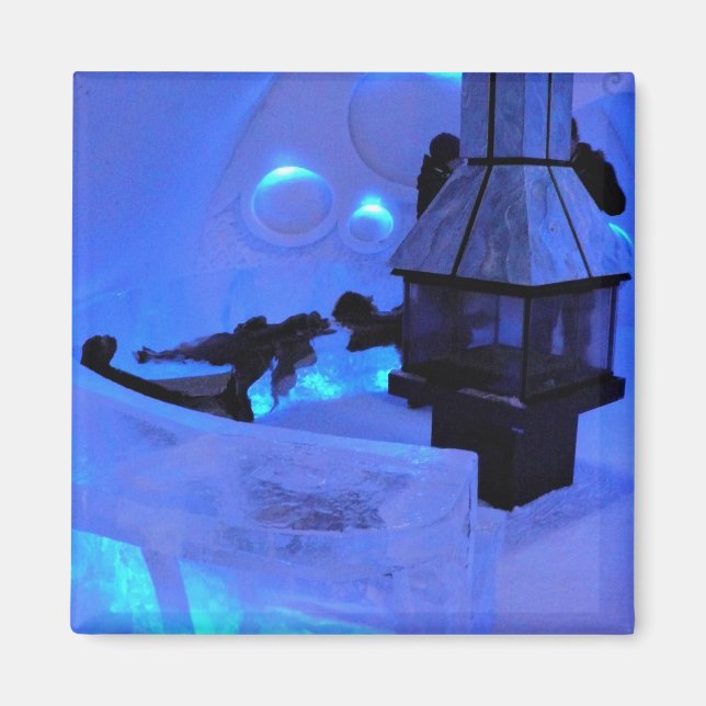 Imã Hotel de Glace, Quebec, Canadá (Frente)