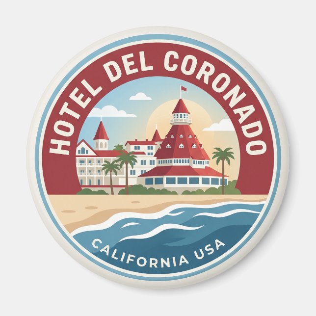 Imã Hotel del Coronado EUA (Frente)