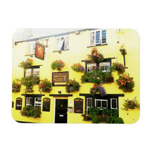Ímã Hotel dourado Padstow Cornualha Inglaterra do leã