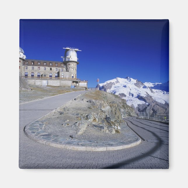 Imã Hotel e trilha Kulm, Gornergrat, Zermatt, (Frente)