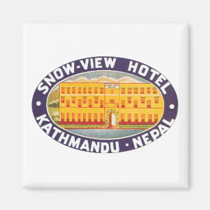 Imã Hotel Kathmandu Nepal para a Vista de Neve