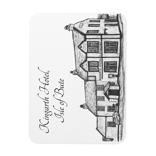 Ímã Hotel Kingarth, Ilha de Bute- (Vertical)