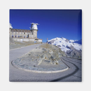 Imã hotel Kulm e trilha, Gornergrat, Zermatt,