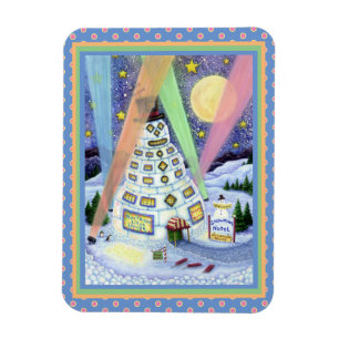 ÍMÃ HOTEL, LUZES DE NORTE E PINGUINAS DE NEVE ENGRAÇA