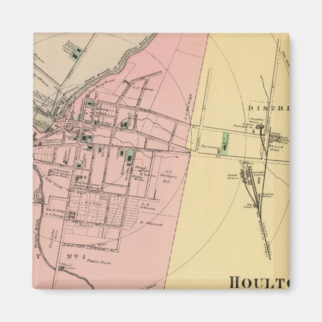 Imã Houlton, Aroostook Co (Frente)