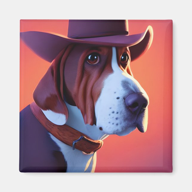 Imã Hound Basset (Frente)