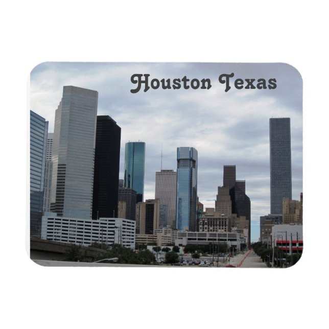 Ímã Houston Texas - Flexível Magneta de Fotos (Horizontal)