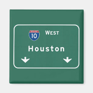 Imã Houston Texas tx Interstate Highway Road :