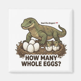 Imã How Many Eggs? Komodo Dragon Math Game