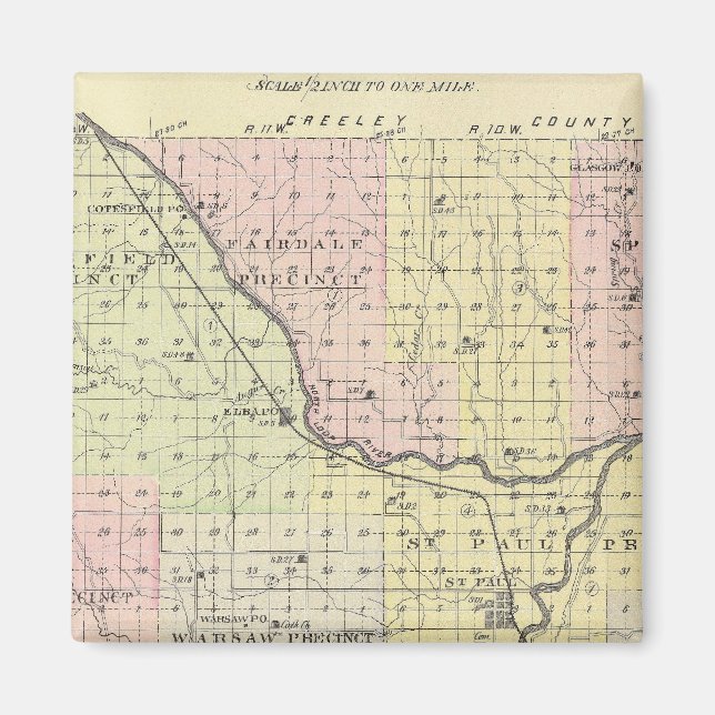 Imã Howard County, Nebraska (Frente)