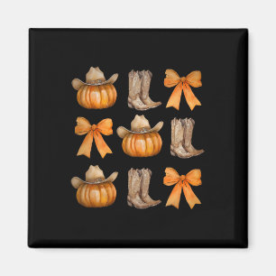 Imã Howdy Pumpkin Western Fall Arco Thanksgivi