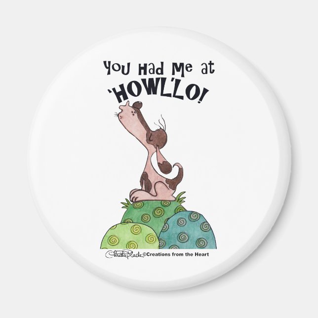 Imã Howler Dog (Frente)