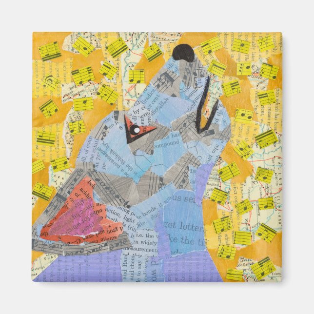 Imã Howling Dog (Frente)