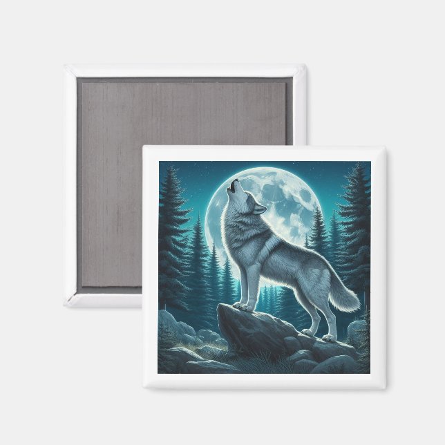 Imã Howling Wolf (Front/Back)