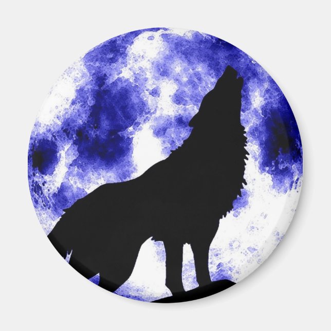 Imã Howling Wolf na Lua (Frente)