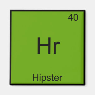 Imã Hr - Hipster Engraçado Elemento Meme Química T-S