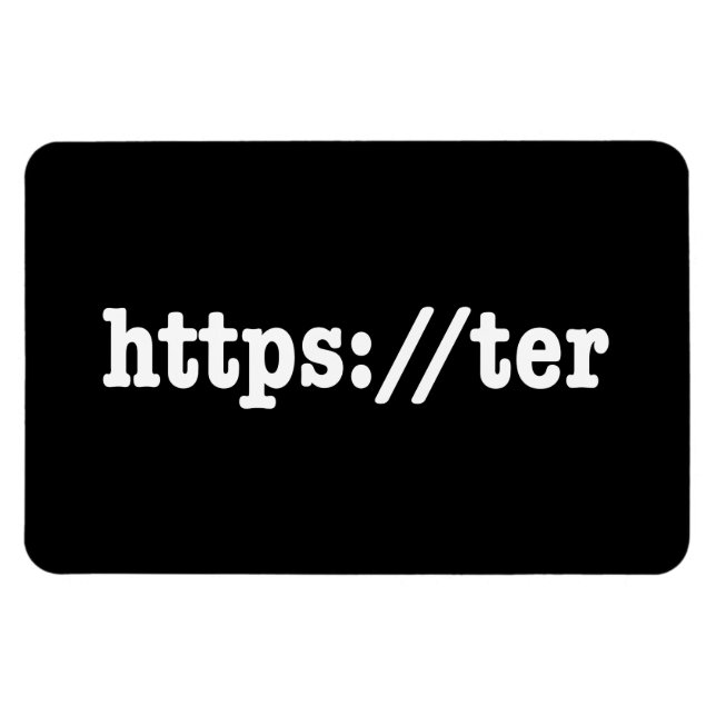 Ímã https://ter / código html (Horizontal)
