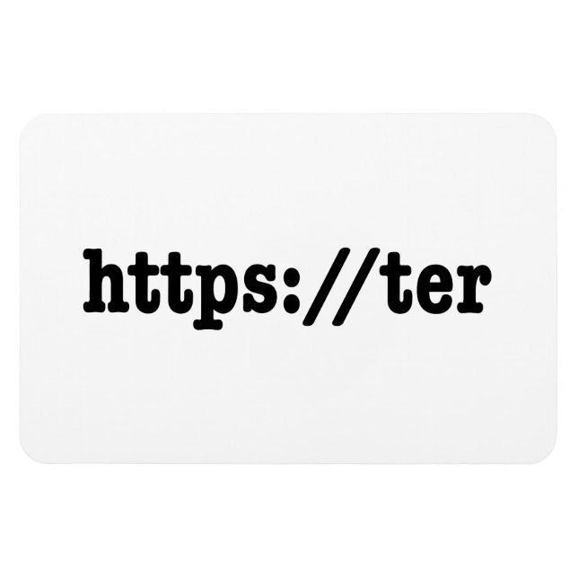 Ímã https://ter / código html (Horizontal)