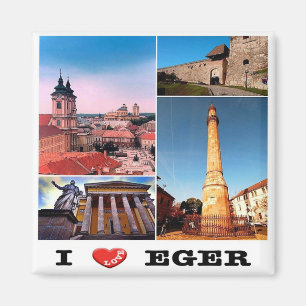 Imã HU - Hungria - Eger - I Love - Collage