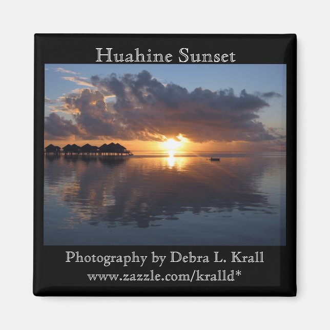 Imã Huahine Sunset Magnet (Frente)