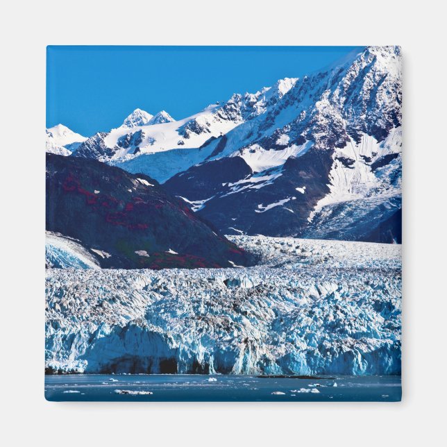 Imã Hubbard Glacier, Alaska Magnet (Frente)