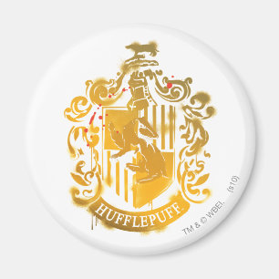 Imã Hufflepuff Crest - Splattered