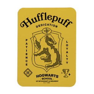 Ímã HUFFLEPUFF™ Dedicação Paciência Lealdade Brasão